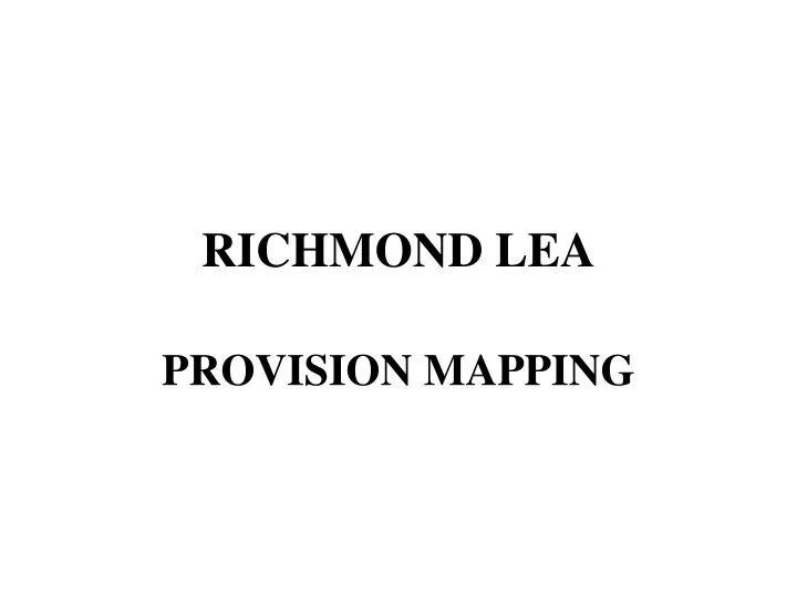 richmond lea