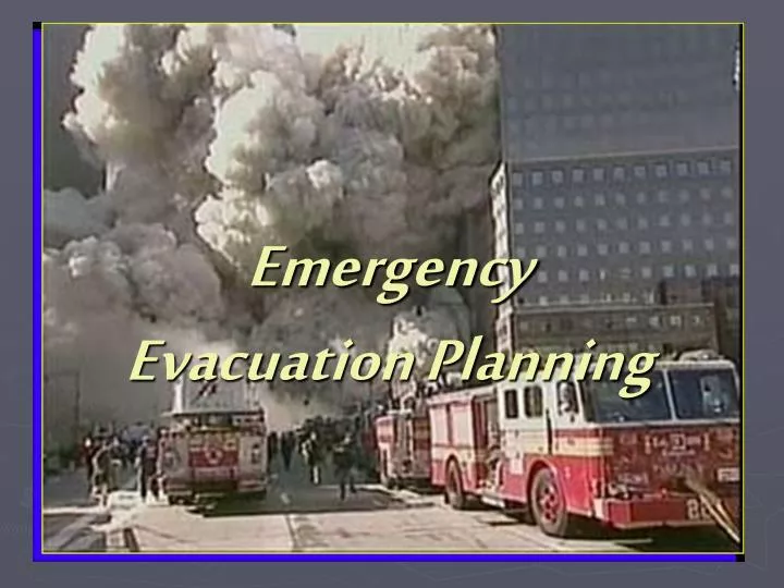 emergency evacuation planning