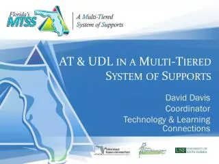 AT &amp; UDL in a Multi-Tiered System of Supports