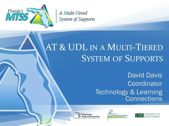 at udl in a multi tiered system of supports