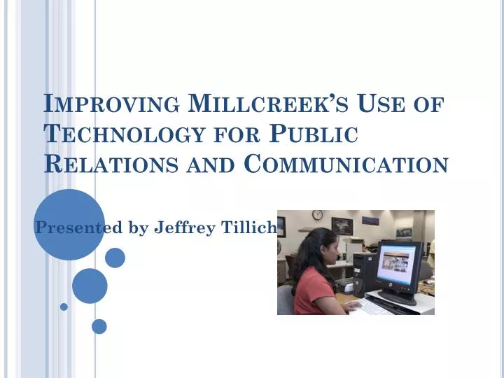 improving millcreek s use of technology for public relations and communication