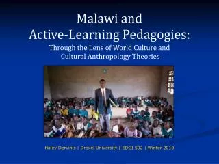 Malawi and Active-Learning Pedagogies: