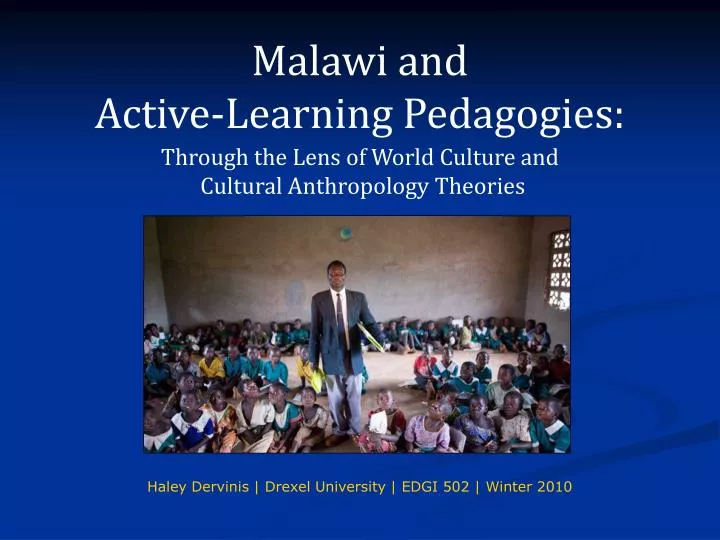 malawi and active learning pedagogies