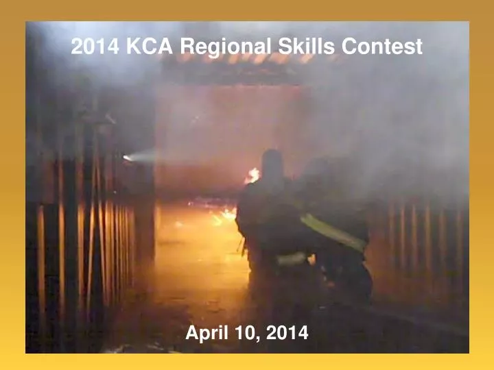 2014 kca regional skills contest