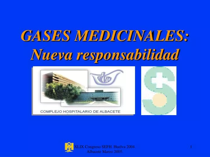 gases medicinales nueva responsabilidad