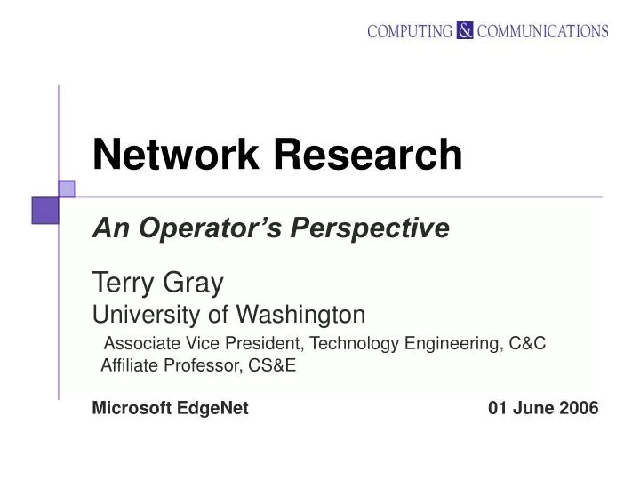 network research