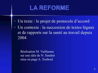 la reforme
