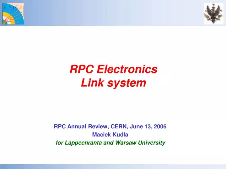 rpc electronics link system