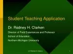 Student Teaching Application