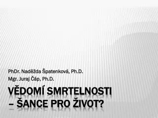 phdr nad da patenkov ph d mgr juraj p ph d