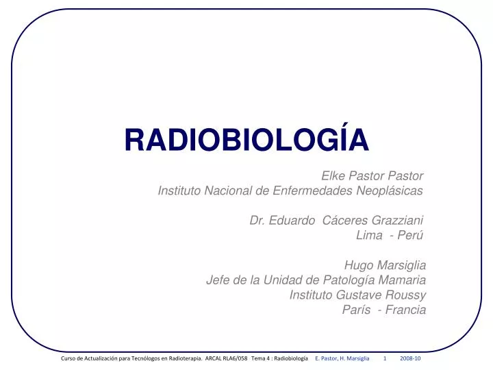 radiobiolog a