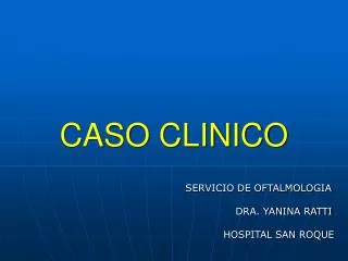 caso clinico