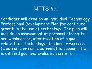 MTTS #7: