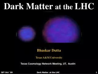 Dark Matter at the LHC