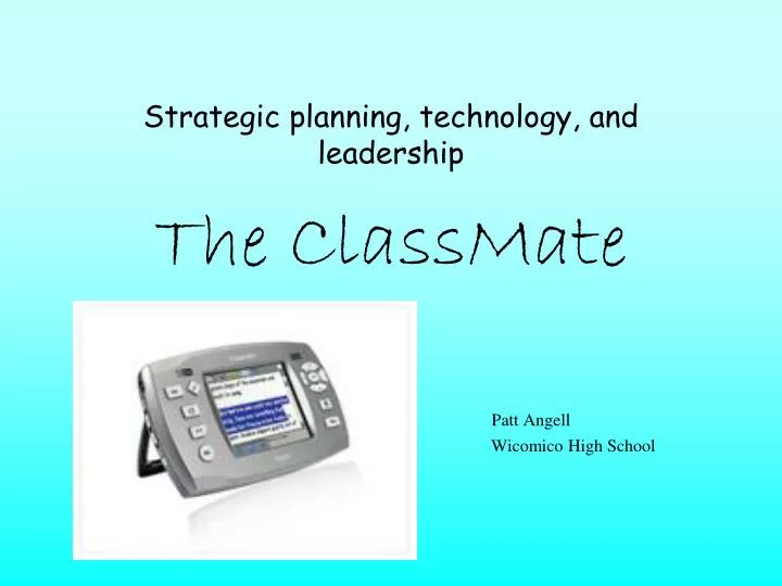strategic planning technology and leadership