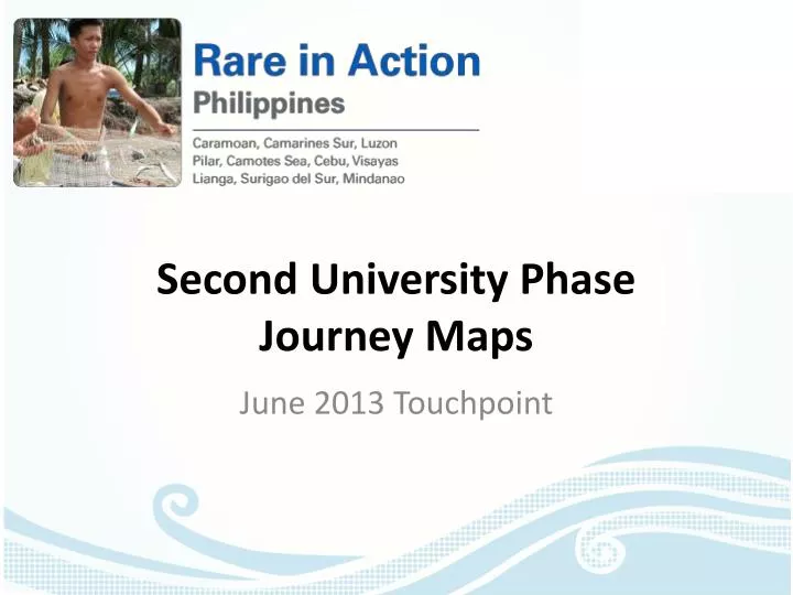 second university phase journey maps