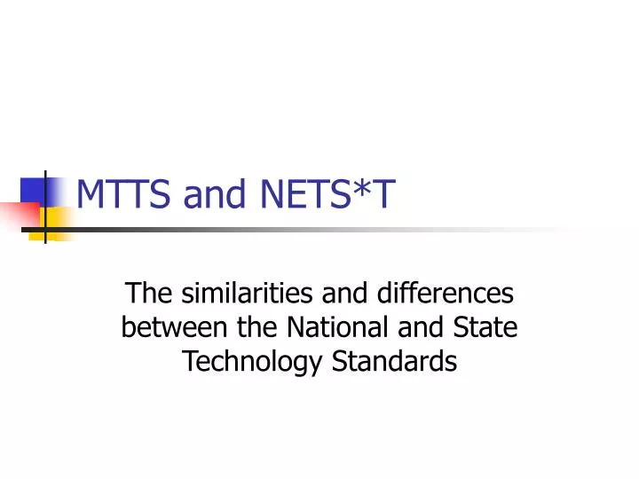 mtts and nets t