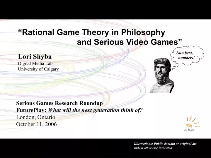 rational game theory in philosophy and serious video games