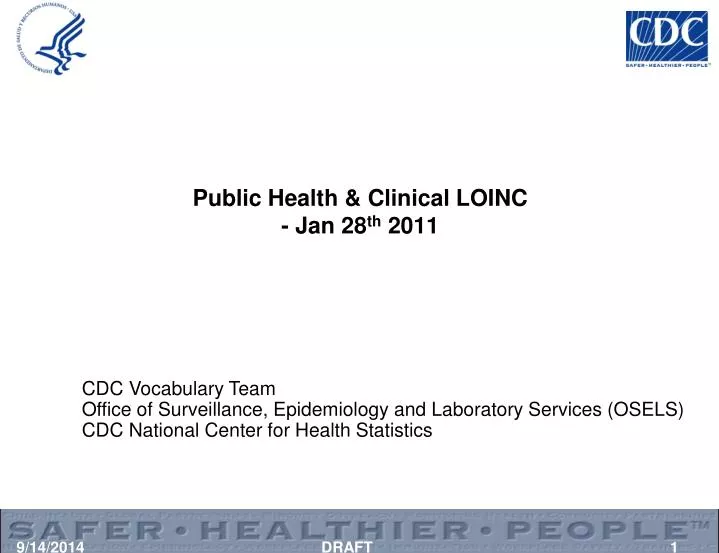 public health clinical loinc jan 28 th 2011