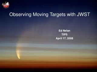 Observing Moving Targets with JWST