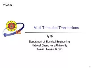 Multi-Threaded Transactions