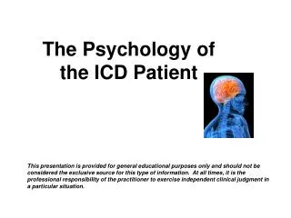 The Psychology of the ICD Patient