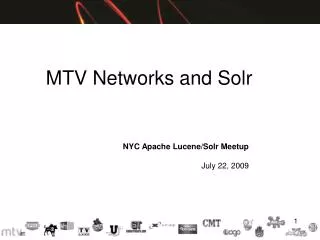 MTV Networks and Solr