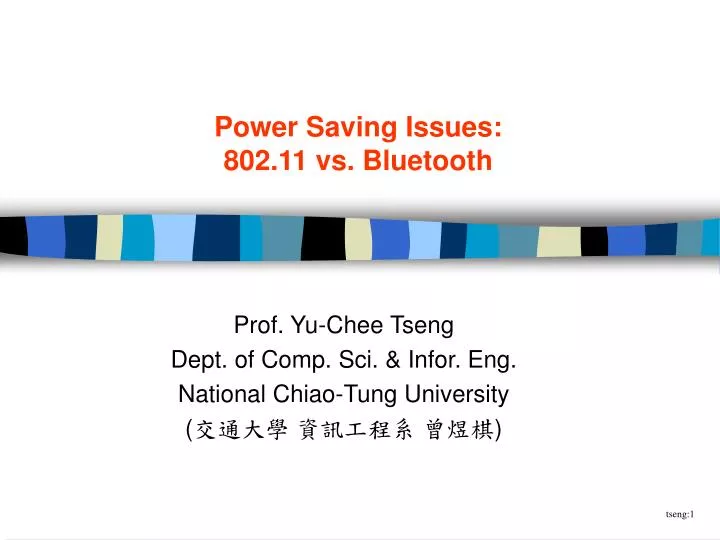 power saving issues 802 11 vs bluetooth