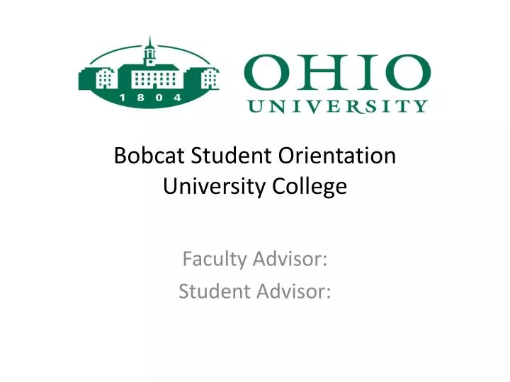 bobcat student orientation university college