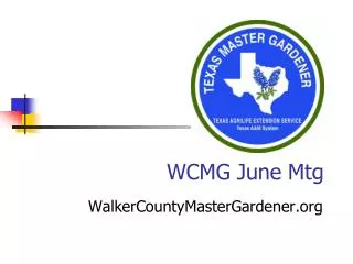 WCMG June Mtg