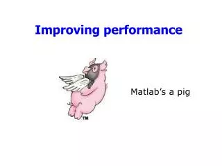 Improving performance