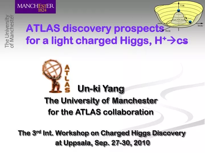 atlas discovery prospects for a light charged higgs h cs