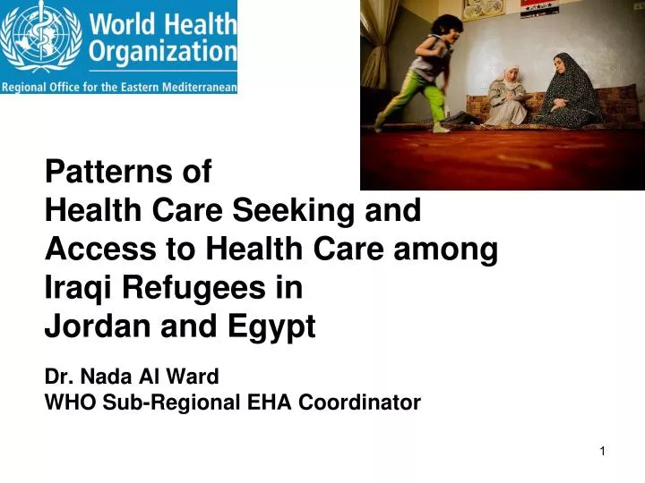 patterns of health care seeking and access to health care among iraqi refugees in jordan and egypt
