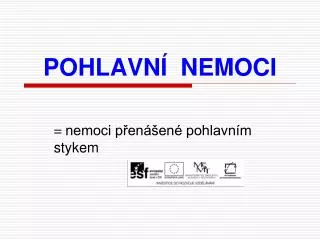 pohlavn nemoci
