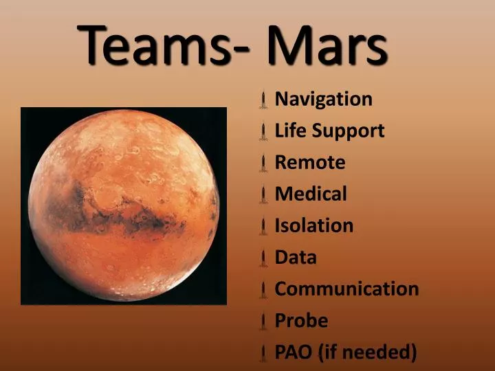 teams mars