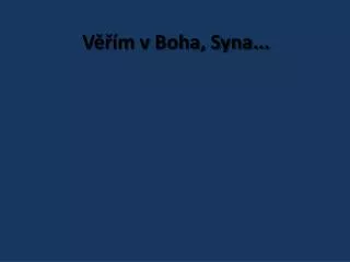 v m v boha syna