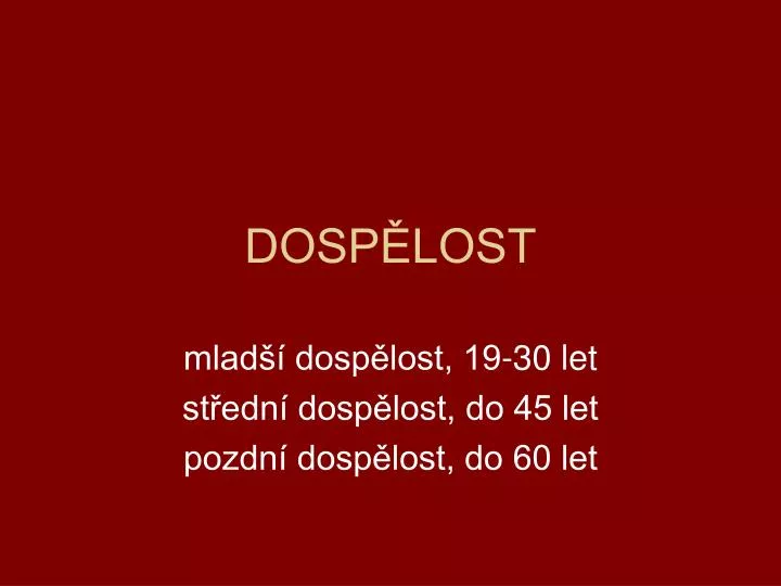 dosp lost