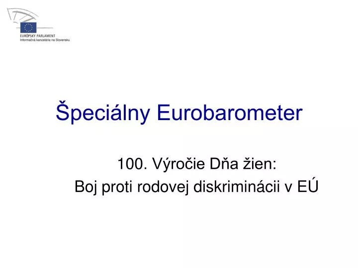 peci lny eurobarometer