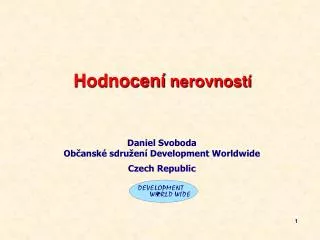 hodnocen nerovnost