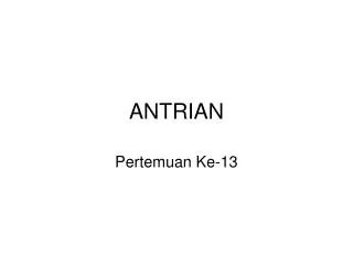 ANTRIAN