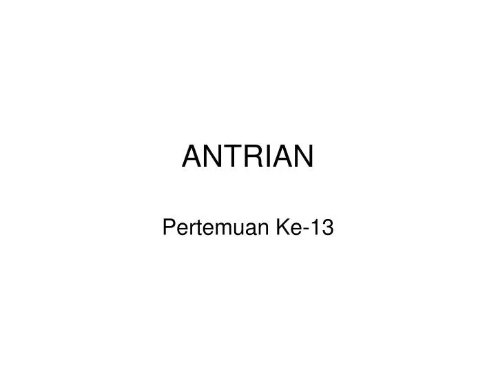 antrian
