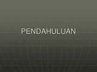 pendahuluan