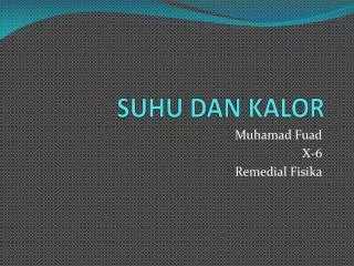 suhu dan kalor