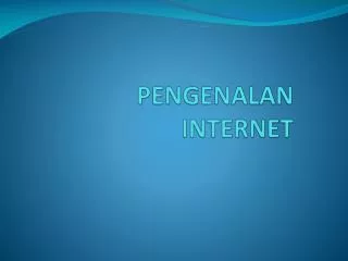 pengenalan internet