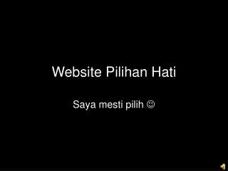 website pilihan hati