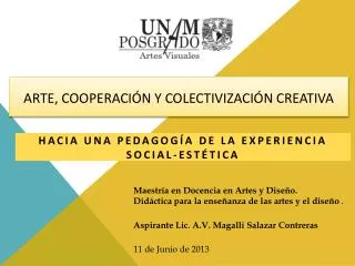 a rte cooperaci n y colectivizaci n creativa