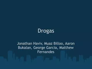 drogas