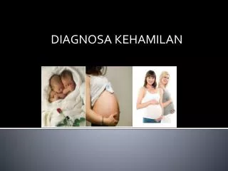diagnosa kehamilan