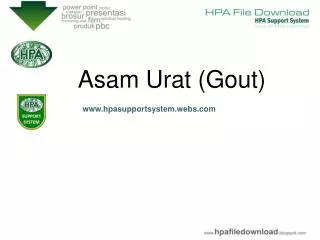 asam urat gout