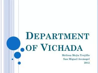 Department of Vichada